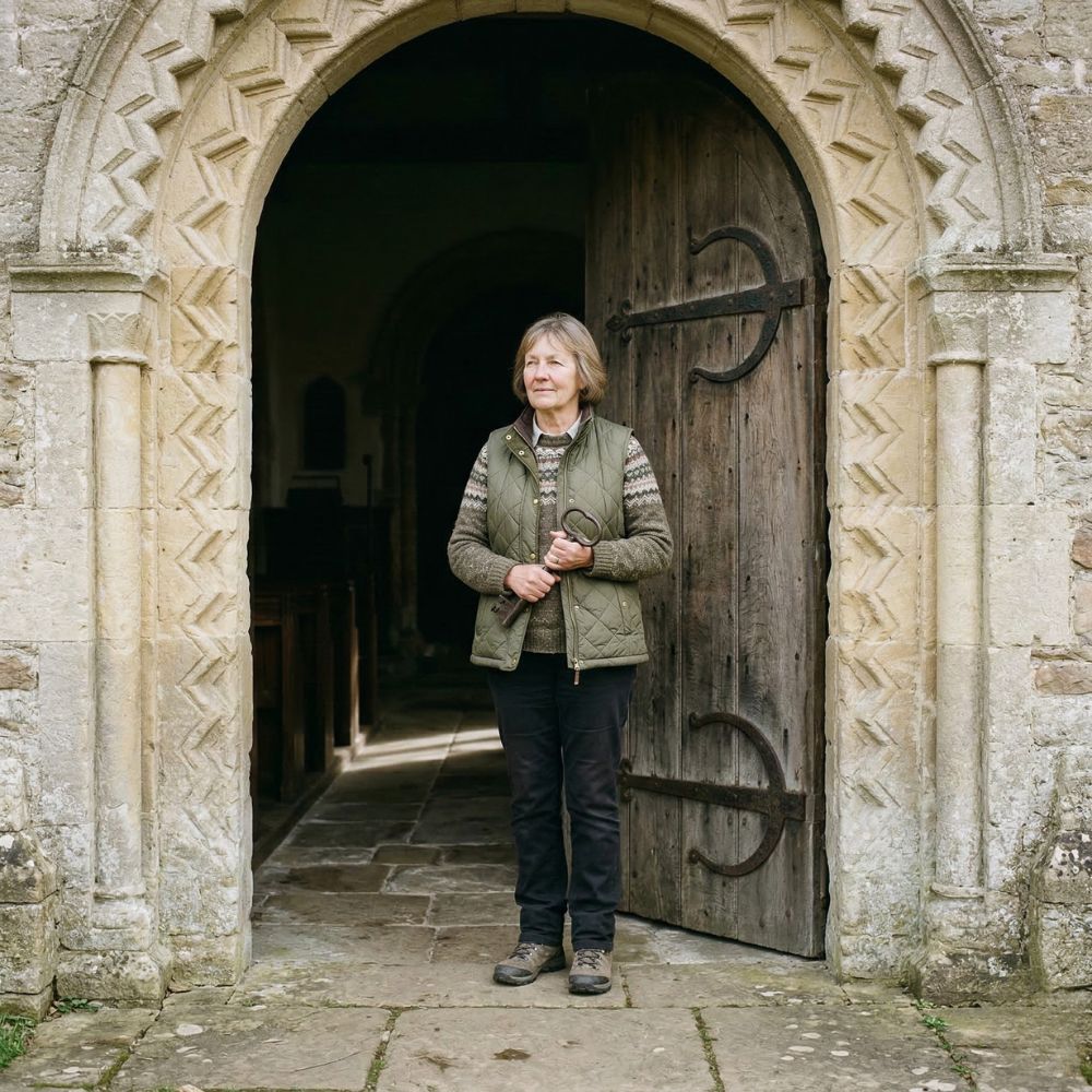 Churchwarden at their church