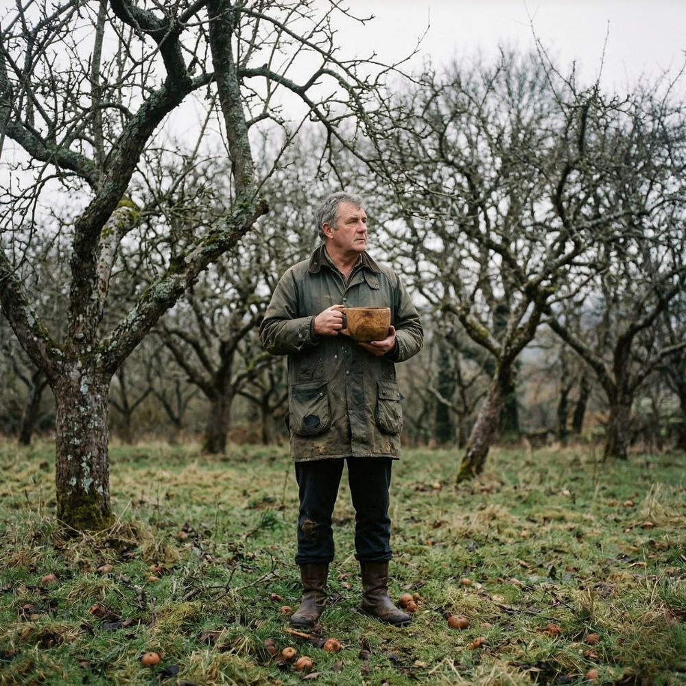 Tradition bearer at a seasonal event